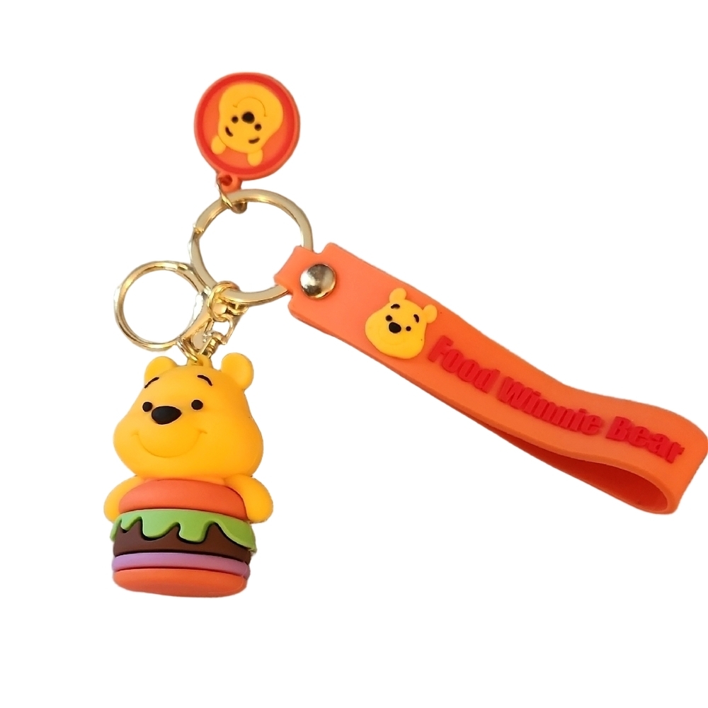 Winnie the Pooh Burger Keychain